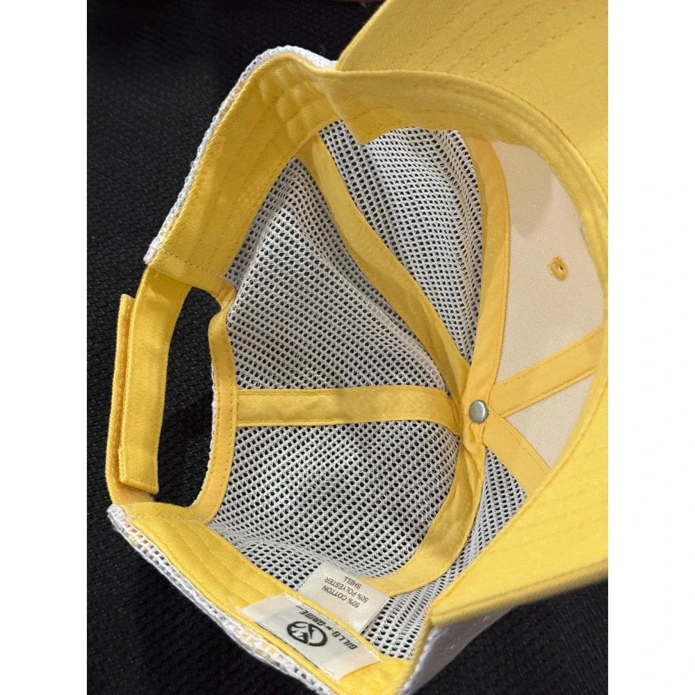 Gills N Game Trucker Cap Men's One Size Yellow Cotton Bluefin Tuna Patch Hat
